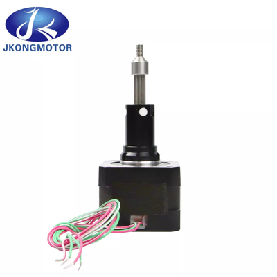 JKM NEMA17 2 เฟส 42 มม. สกรูนำ Stepper เครื่องยนต์ Double Stack Captive Hybrid Linear Actuators