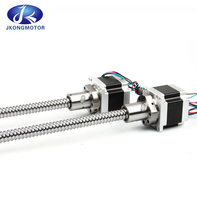 Jkongmotor NEMA 8/11/14/17/23/24/34 T5/T8/T10 เครื่องยนต์ขั้นเส้นสกรูสกรูสกรูทราเพซโซ่