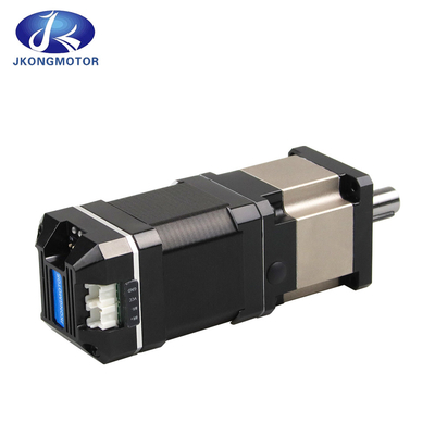 Jkongmotor RS485 Canopen Stepper Electric Engine NEMA 17 23 เครื่องยนต์เซอร์โวอินเทกรีตพร้อมกล่องเกียร์หรือเบรคสําหรับผ้า