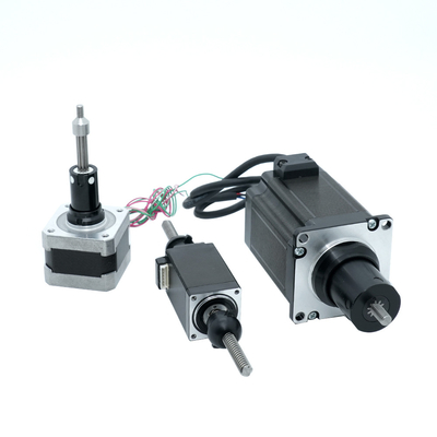 Jkongmotor เครื่องขับเคลื่อนเส้นเล็กแบบกําหนดเอง เครื่องขับเคลื่อนขั้น Hybrid NEMA 8 11 17 23 24 34 เครื่องขับเคลื่อนขั้นเส้นที่มีสกรู