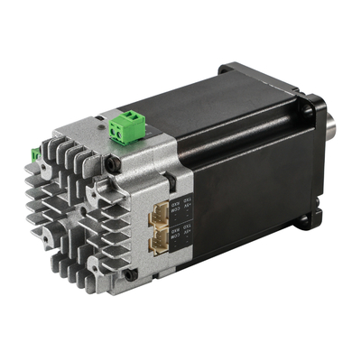 Jkongmotor 3000rpm 20W ถึง 750W Canopen RS485 มอเตอร์เซอร์โว DC ที่บูรณาการพร้อมกับ Encoder 17bit สําหรับเครื่องจักรทอ Textile
