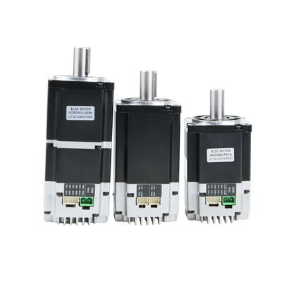 Jkongmotor 3000rpm 20W ถึง 750W Canopen RS485 มอเตอร์เซอร์โว DC ที่บูรณาการพร้อมกับ Encoder 17bit สําหรับเครื่องจักรทอ Textile