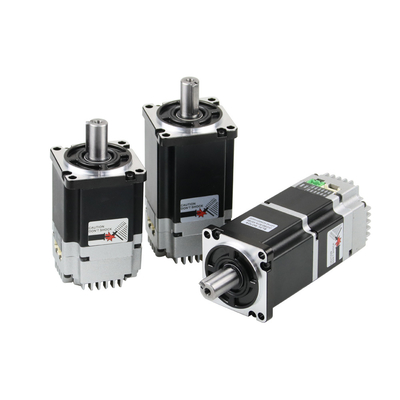 Jkongmotor 3000rpm 20W ถึง 750W Canopen RS485 มอเตอร์เซอร์โว DC ที่บูรณาการพร้อมกับ Encoder 17bit สําหรับเครื่องจักรทอ Textile