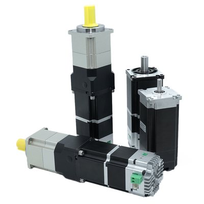 Jkongmotor 48VDC 1.27nm 400W RS485 Canopen DC Integrated Servo Motor กับ Driver พร้อมกับเบรกหรือกล่องเกียร์