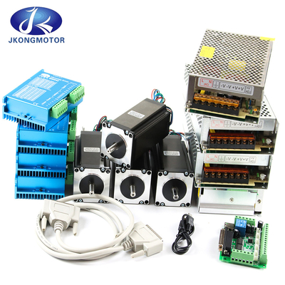 Jkongmotor 57bygh เครื่องยนต์ขั้นตอนไฟฟ้า CNC Hybrid Geared Stepper Motor พร้อมกล่องเกียร์ดาวเคราะห์ / เบรก / Encoder