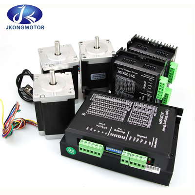Jkongmotor Nema 11 17 23 24 34 Close Loop Hybrid Set รวมเครื่องยนต์สเตปเปอร์ปิดลุป พร้อมเครื่องปรับรหัส / เบรก / กล่องเกียร์