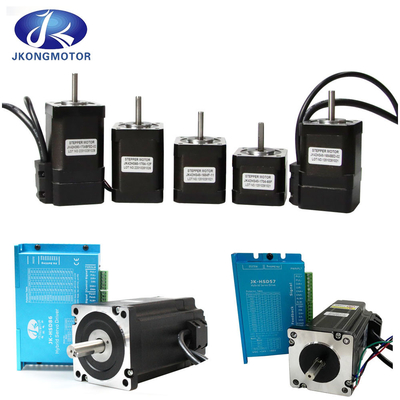 Jkongmotor Nema 11 17 23 24 34 Close Loop Hybrid Set รวมเครื่องยนต์สเตปเปอร์ปิดลุป พร้อมเครื่องปรับรหัส / เบรก / กล่องเกียร์