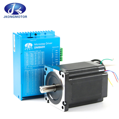 Jkongmotor ทอร์คสูง 12Nm Nema34 ปิดวงจรเครื่องยนต์ stepper เส้นสําหรับเครื่องมีเพศสัมพันธ์