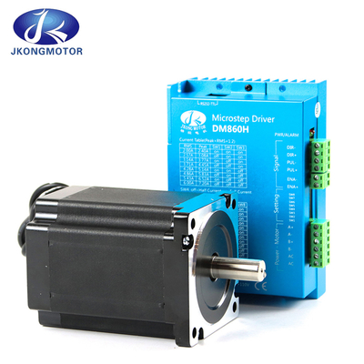Jkongmotor ทอร์คสูง 12Nm Nema34 ปิดวงจรเครื่องยนต์ stepper เส้นสําหรับเครื่องมีเพศสัมพันธ์