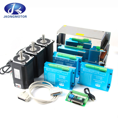 Jkongmotor ทอร์คสูง 12Nm Nema34 ปิดวงจรเครื่องยนต์ stepper เส้นสําหรับเครื่องมีเพศสัมพันธ์