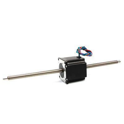 Jkongmotor OEM ODM Nema 8 11 14 17 23 24 34 12v 24v มอเตอร์ขั้นเส้นไฟฟ้า 4 6 Leads Servo Actuator มอเตอร์
