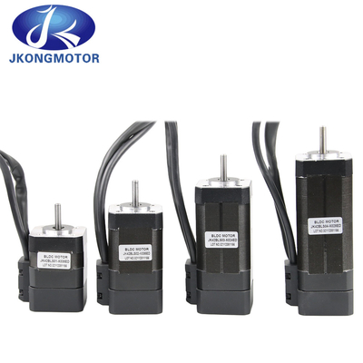 Jkongmotor OEM ODM 12V 24V 36V BLDC มอเตอร์ไร้แปรง มอเตอร์ DC มอเตอร์ที่มี Encoder สําหรับ Baby Cradle JK42BLS01-X023