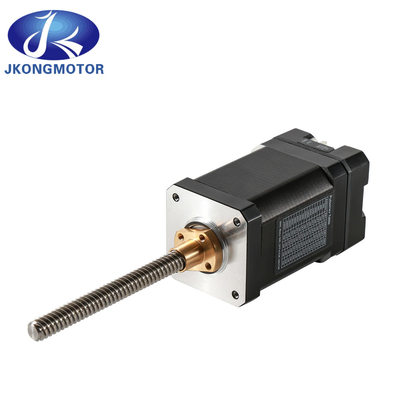 Jkongmotor โรงงานจีน Nema8 11 14 16 17 23 24 34 มอเตอร์ขั้นเส้นที่มีสกรูนําสําหรับเครื่องพิมพ์ 3d มอเตอร์ขั้นเส้น