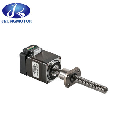 Jkongmotor OEM ODM ปรับแต่งเอง มอเตอร์สเต็ปปิ้งแบบไฮบริด 2 เฟส ไบโพลาร์ Nema 8 11 14 17 23 24 34 พร้อมสกรูนำ