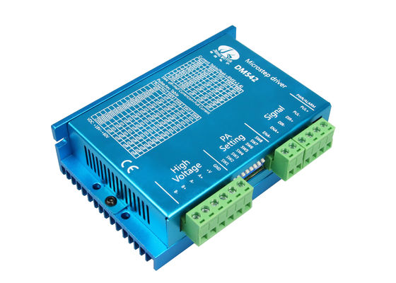 DM542 สเต็ปไดรฟ์ดิจิตอล 18V ~ 60VDC Nema17/23 Stepper Motor Controller