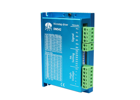 DM542 สเต็ปไดรฟ์ดิจิตอล 18V ~ 60VDC Nema17/23 Stepper Motor Controller