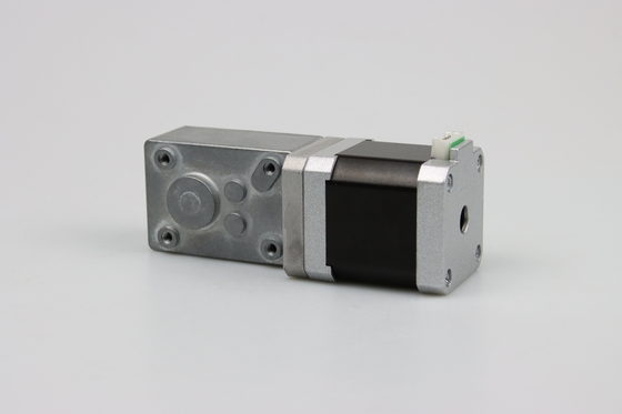 78.5ozIn 1.5A 5.76V Nema 17 Worm Gearbox Stepping เครื่องยนต์ สำหรับเครื่องแกะสลักด้วยเลเซอร์