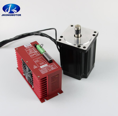 มอเตอร์รถยนต์ 1HP 48V 3000rpm 110mm สามเฟส Brushless Dc Motor