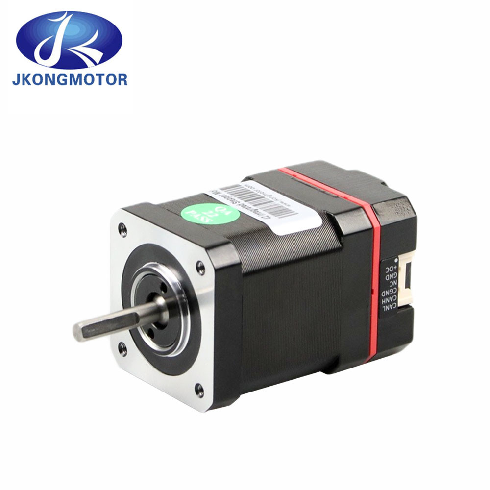 RS485 CANopen 0.48N.M / 0.72N.M Nema 17 แบบบูรณาการ Closed Loop Stepper Motor