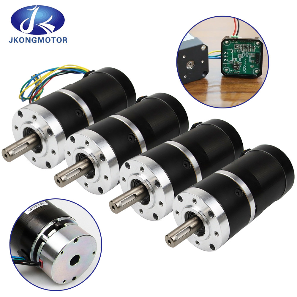 Jkongmotor ปรับแต่ง 24v 36v 48v BLDC เกียร์มอเตอร์ 3000rpm 42 57 60 80 BLDC Brushless Dc เกียร์มอเตอร์สําหรับเครื่อง CNC