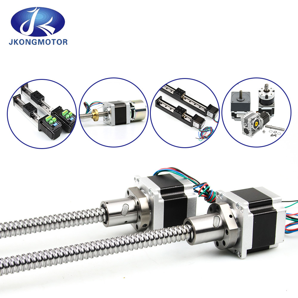 Jkongmotor เครื่องยนต์ขั้นเส้น Nema 11 17 23 34 เครื่องยนต์ไฟฟ้าเส้นเส้นที่มีลูกกลมสกรูที่ทนทาน