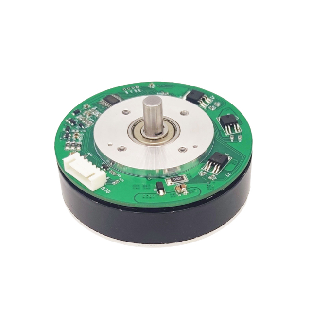 แรงบิดสูง 3 เฟส 12v 48v Round Bldc มอเตอร์ DC ไร้แปรงถ่าน Outrunner ทรงพลัง มอเตอร์โรเตอร์ด้านนอก Bldc โรเตอร์ด้านนอกแบบไร้แปรงถ่าน