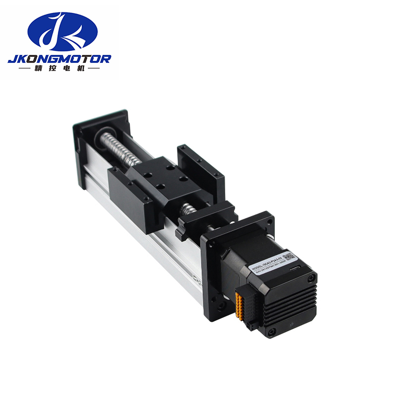 Jkongmotor Nema 17 ระบบการเคลื่อนไหวเชิงเส้นแม่นยํา เครื่องยนต์ขั้นเชิงเส้นที่มีตัวขับที่บูรณาการสําหรับเครื่องปรับจิป
