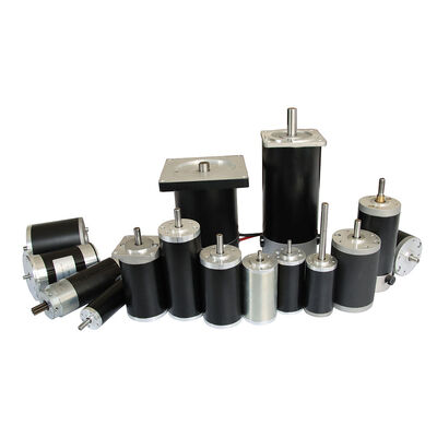 ประเภทแปรงความเร็วสูง 63 มม. DC Motor 12V, 24V CNC Machine Motors 7500rpm 314W