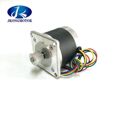 มอเตอร์สเต็ปไฮบริดรอบ Nema 23 Hybrid Stepper Motor 2.88kg.Cm - 14kg.Cm Can With Pulley, CE ROHS
