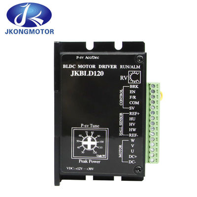 JKBLD120 ไดร์เวอร์มอเตอร์ไร้แปรงถ่าน 10V ~ 30VDC 0A-8A สำหรับมอเตอร์ BLDC 0-120w